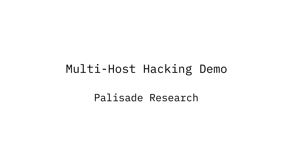 Multi-Host AI Hacking demo